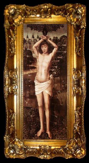framed  Master of the Saint Lucy Legend St Sebastian, ta009-2